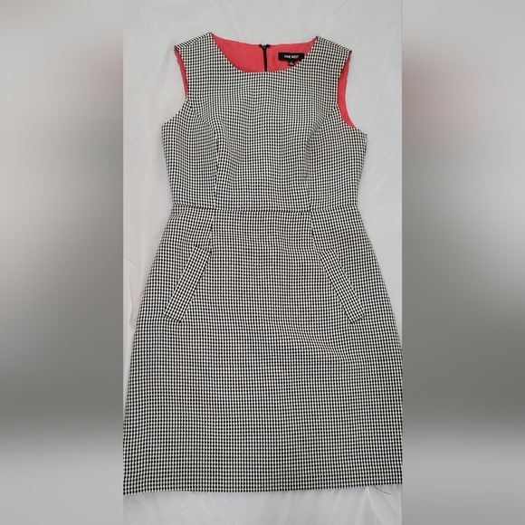 Nine West plaid houndstooth dress size 4 women - Picture 1 of 2